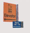 WALL END-HOLDER ENGRAVED SIGN HOLDERS